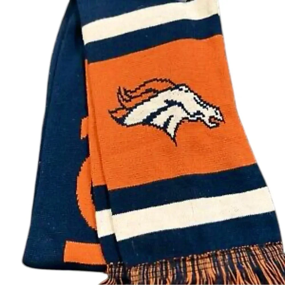 Denver Broncos Acrylic Winter Scarf